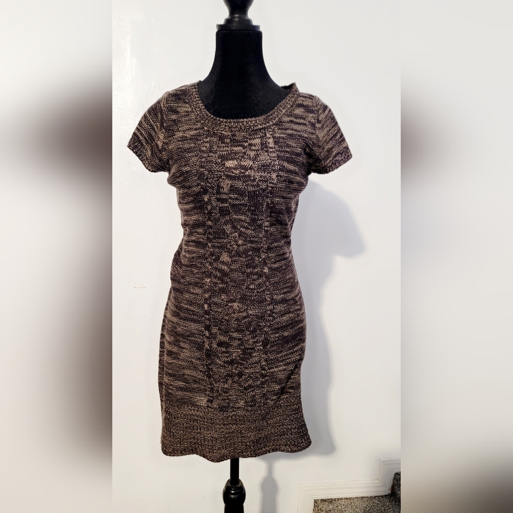 LEI Black and Cream Knit Sweater